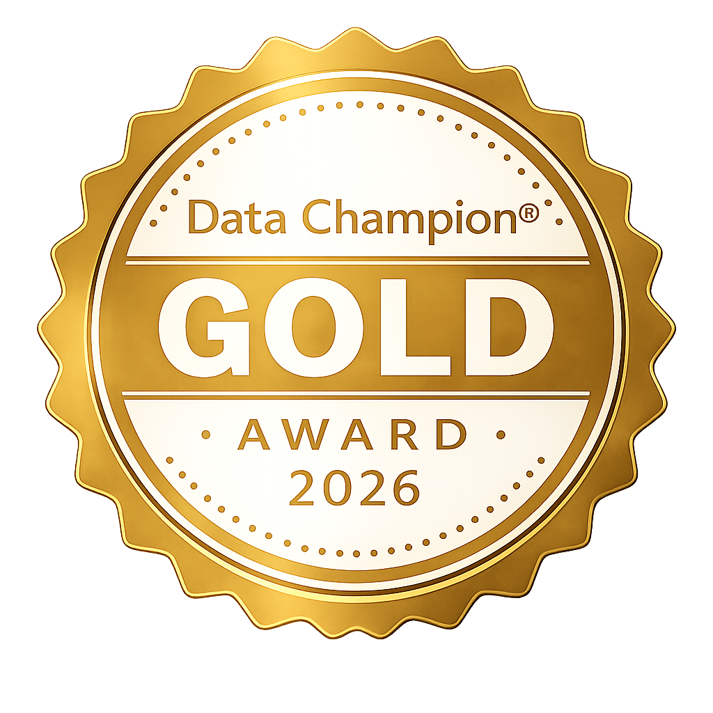 Data Champion Gold Award 2026